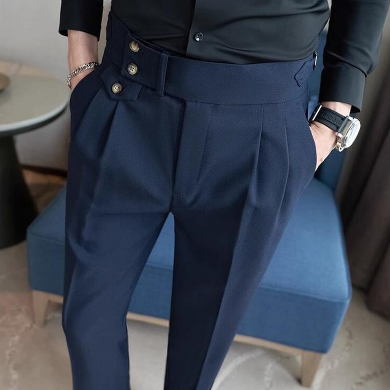 straight business suit pants 00243