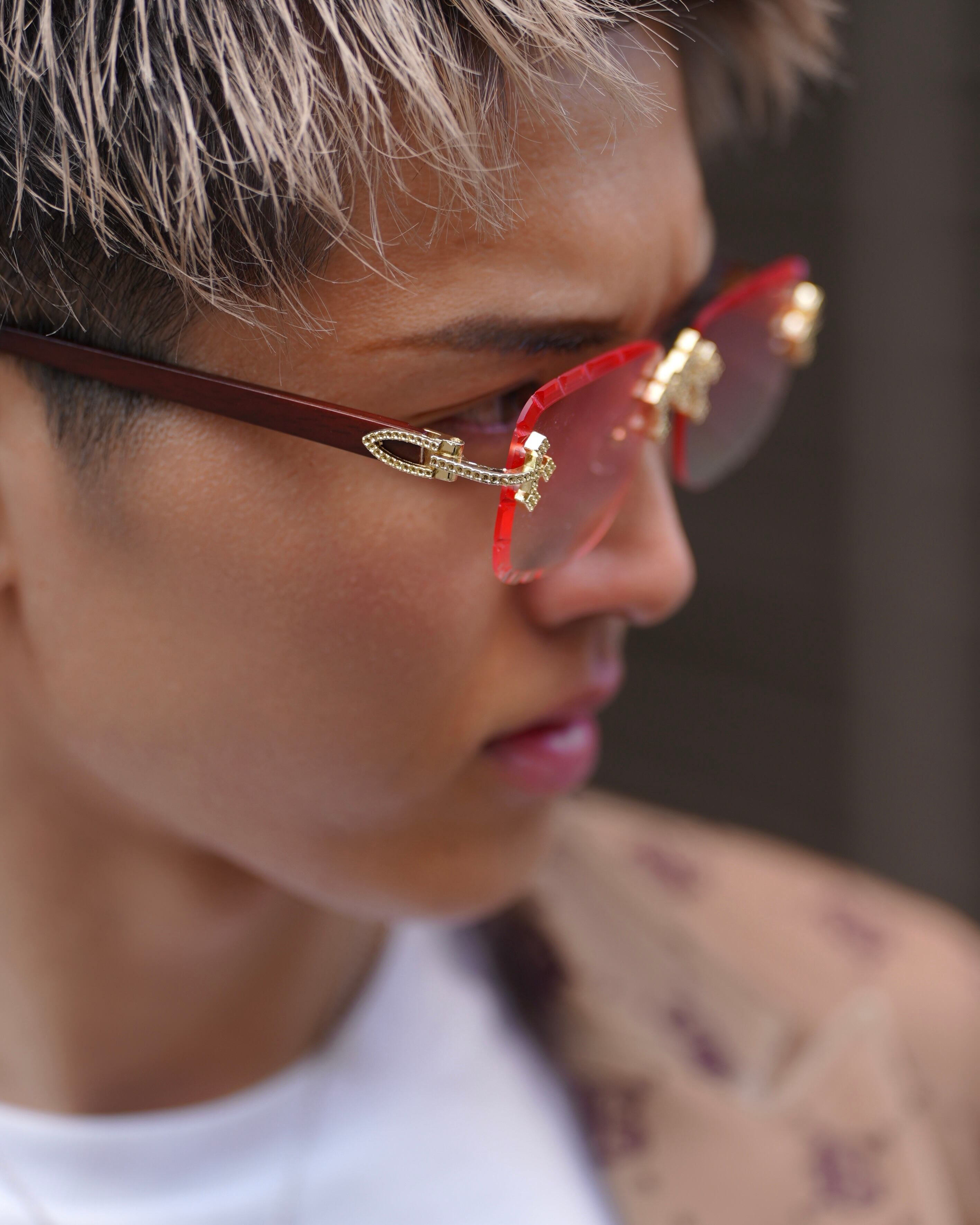 グラムリップスサングラス RG1943ZC Clip On Sunglasses （Antique Titanium x Black x Slomon
