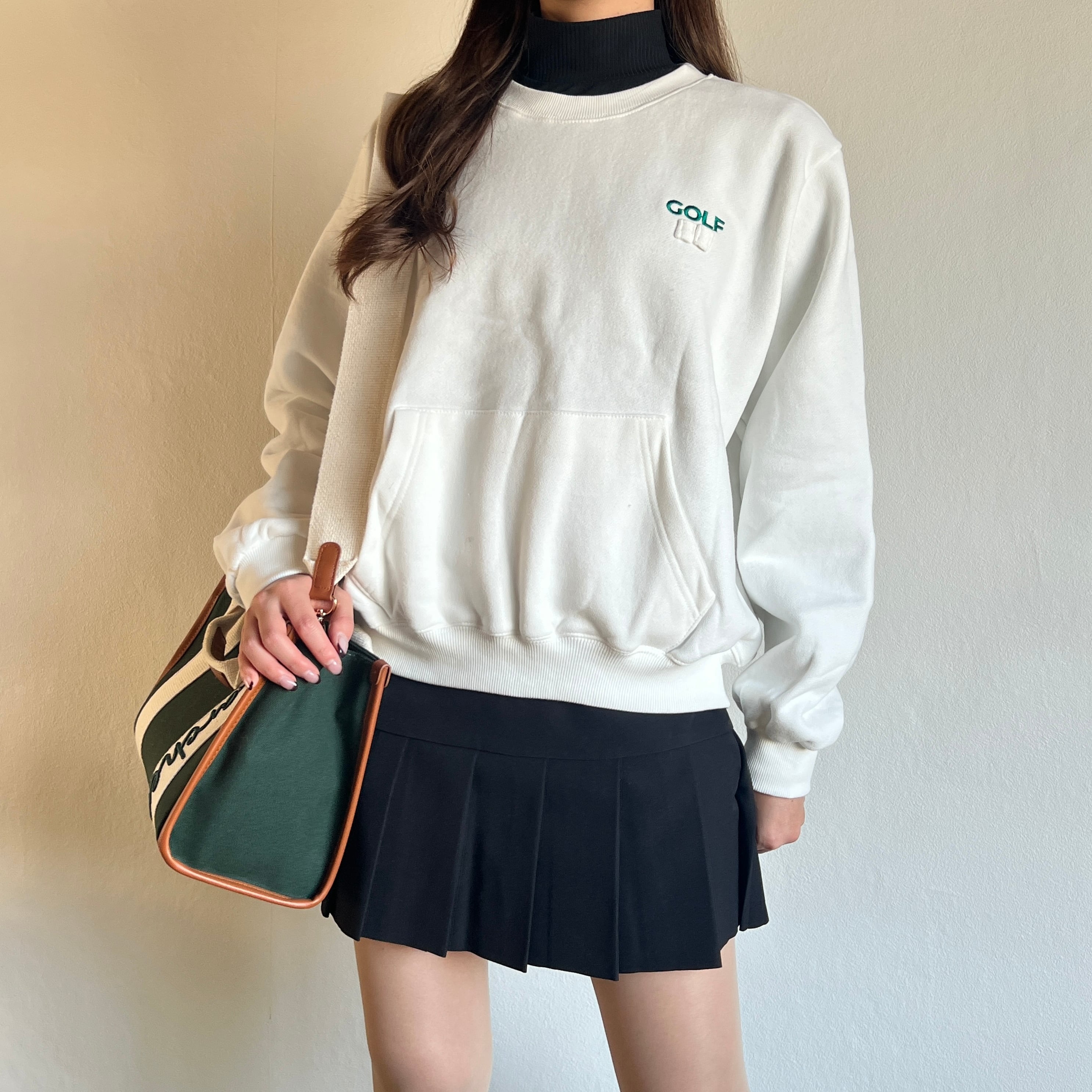 裏起毛タイプ】ゴルフ刺繍トレーナー(5color) | R.E.M GOLF｜韓国