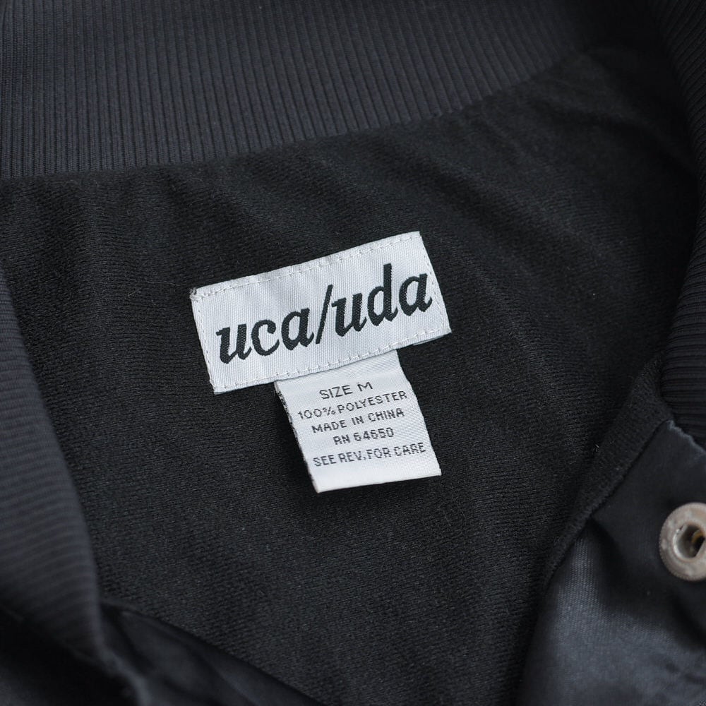 00s uca/uda 刺繍デザイン ナイロンサテン オフィシャル バーシティー