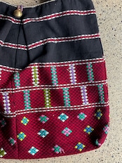 Karen tribe／Vintage fabric bag