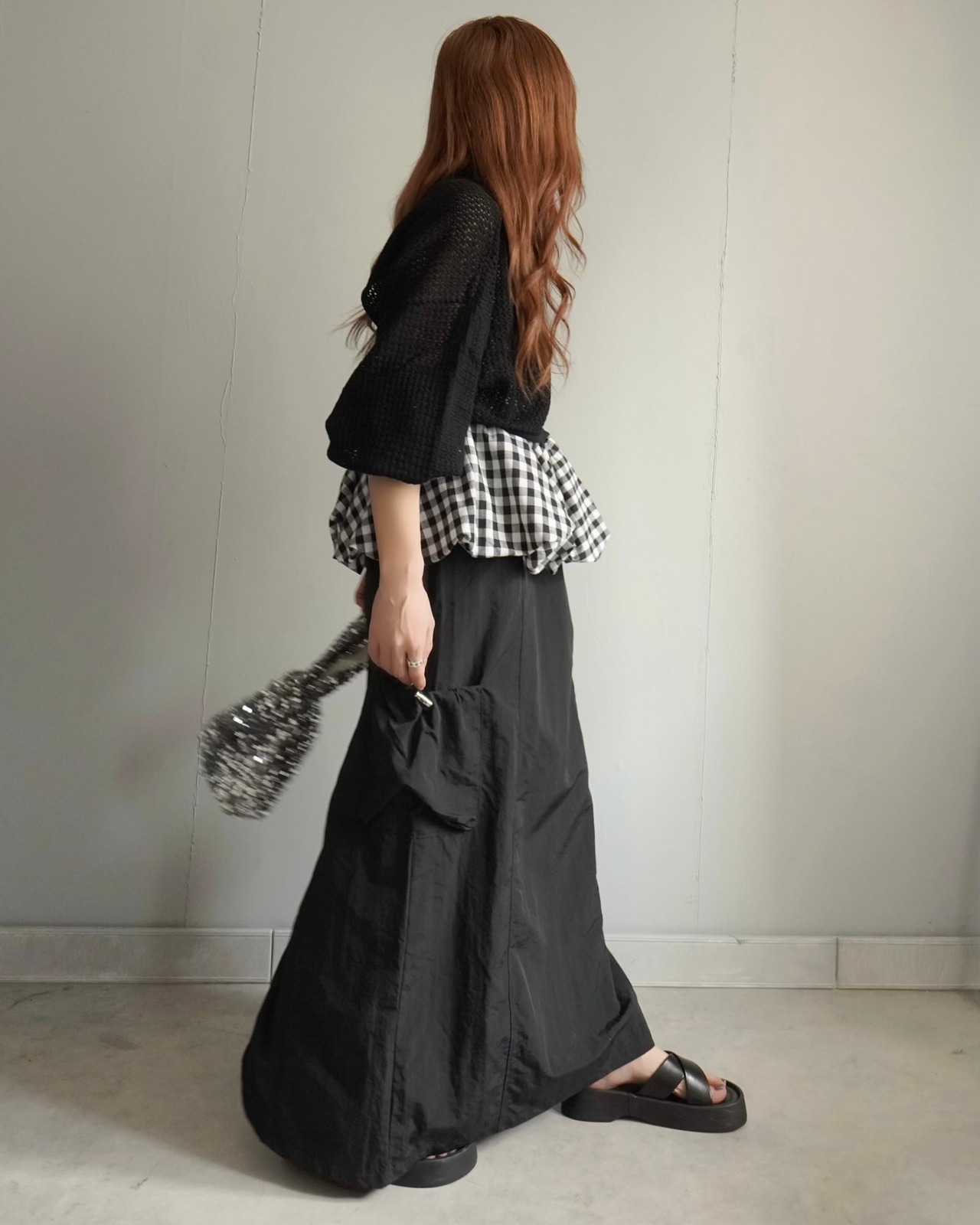 クロシェメッシュボレロPO/Black