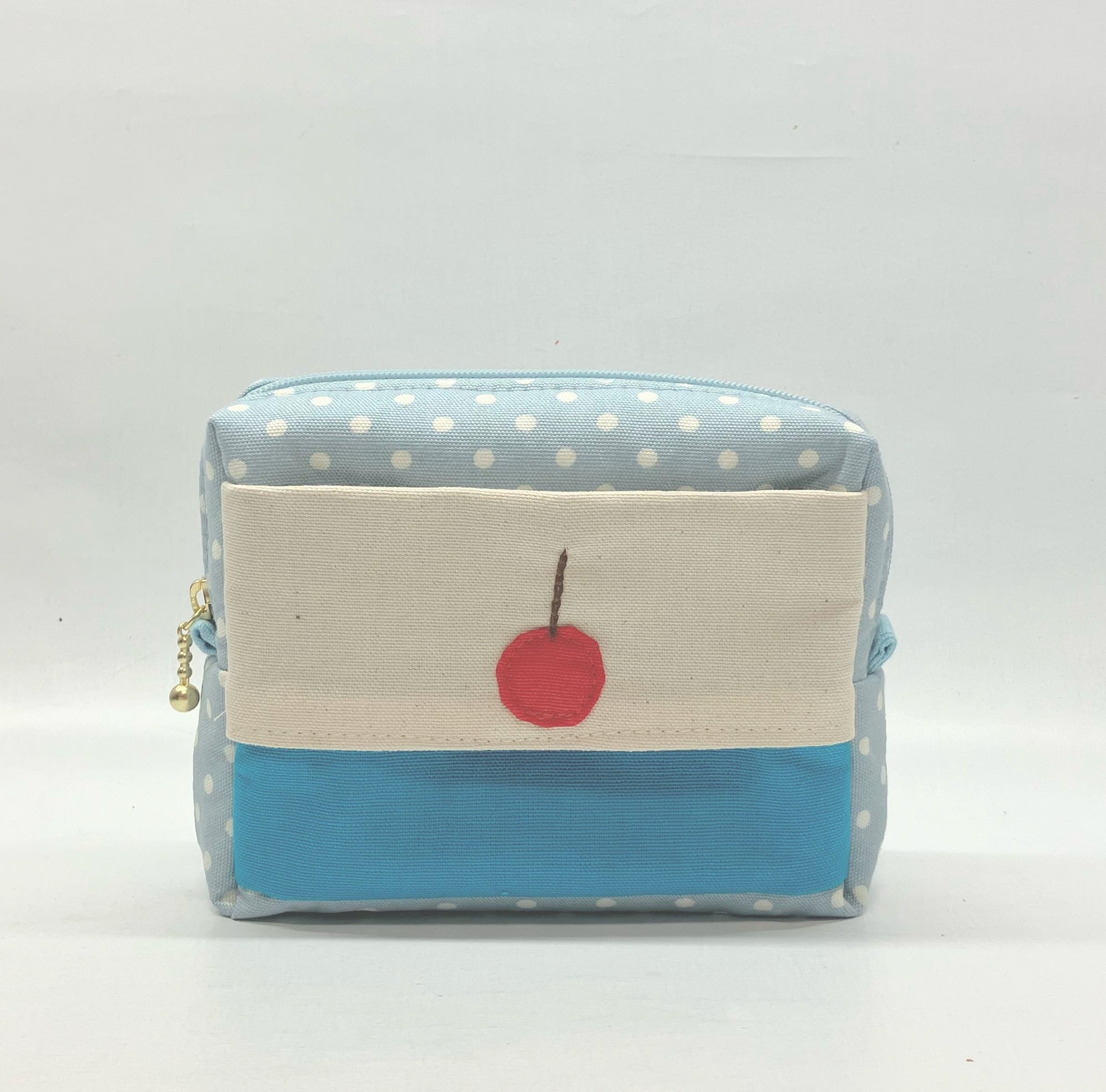 バニティポーチ オレンジ みかん｜とりさん工房ーかわいいハンドメイド