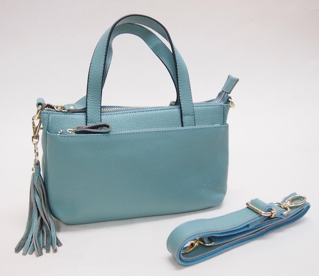 牛革使用の2wayコンパクトバッグ  旅行 サブバッグ レザー ドリームバッグ