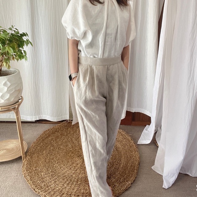 winter linen ↟ アップパンツ ↟