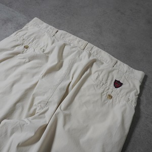 90s 初期型 USA製 Polo by Ralph Lauren POLO CHINO "Lightweight Twill" offwhite [W36L31相当] 古着