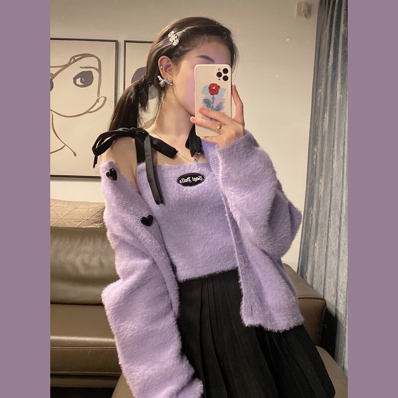 スプリングルーズカーディガンセーター コート ジャケット レディース 春物 スーパーモール12341887842