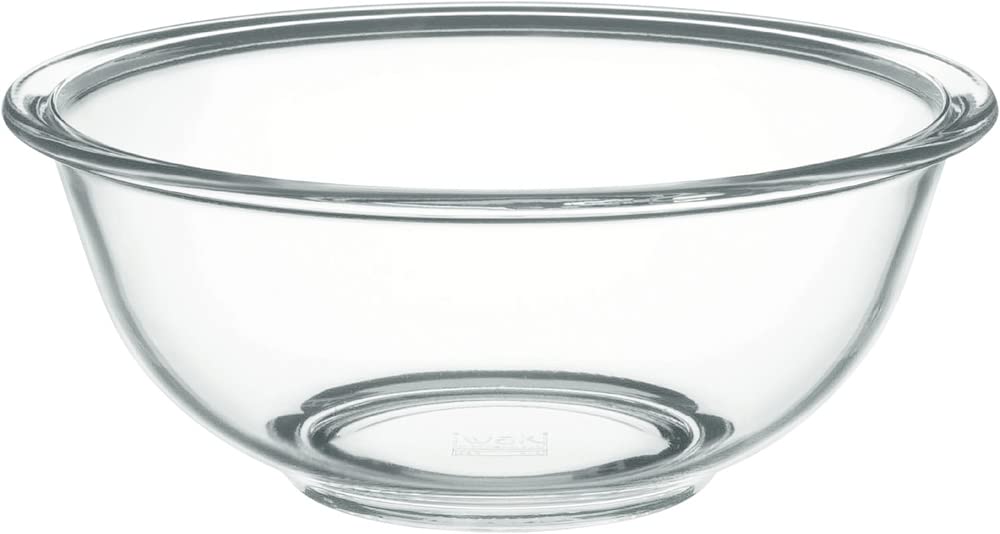 【数量限り】iwaki(イワキ) AGCテクノグラス 耐熱ガラス ボウル 丸型 2.5L 外径25cm 電子レンジ/オーブン/食洗器対応 食材を混ぜやすい広口デザイン 安定しやすい低重心設計 BC-325