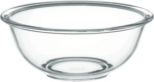 【数量限り】iwaki(イワキ) AGCテクノグラス 耐熱ガラス ボウル 丸型 2.5L 外径25cm 電子レンジ/オーブン/食洗器対応 食材を混ぜやすい広口デザイン 安定しやすい低重心設計 BC-325