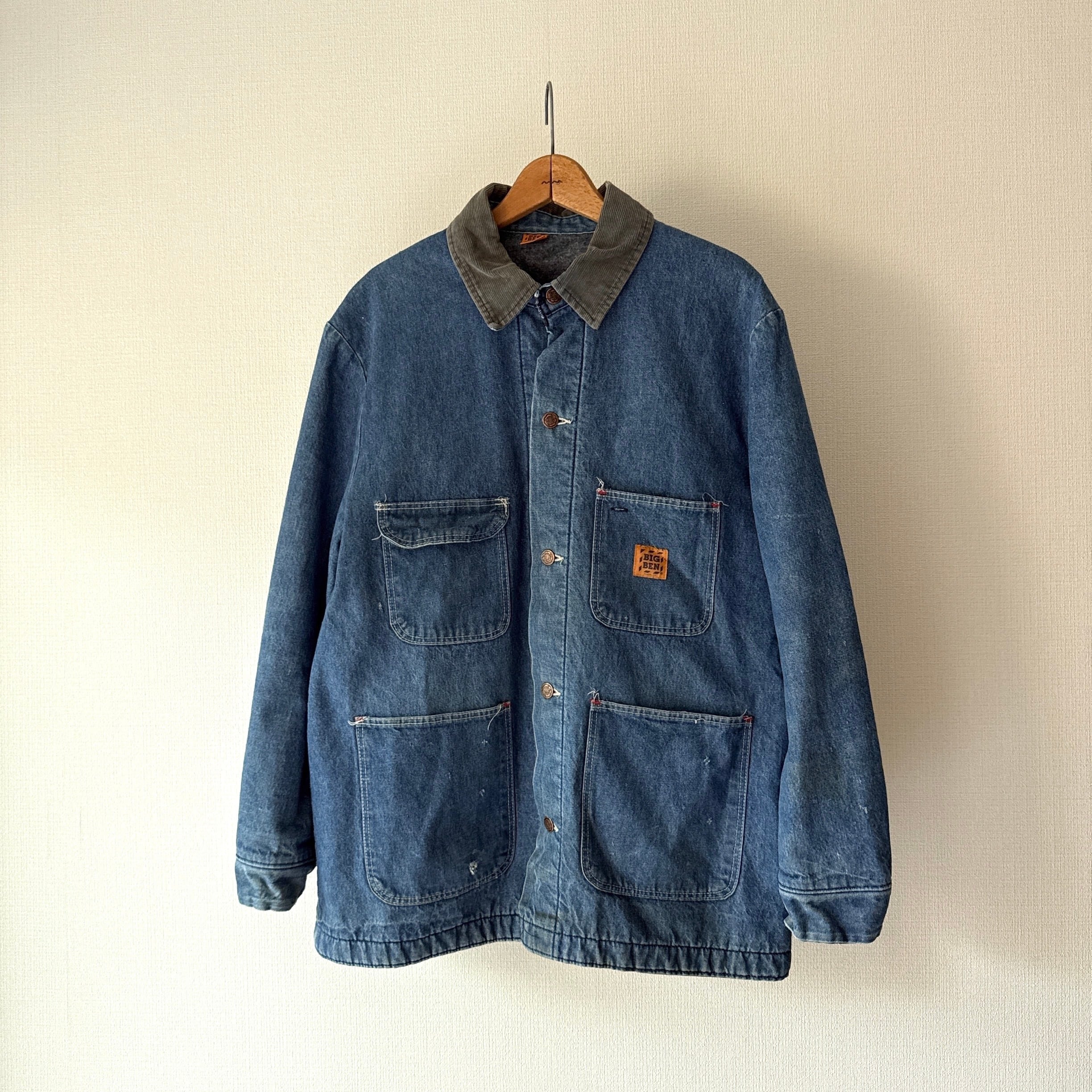 70's~80's BIG BEN Coverall Denim Chore Jacket Made in USA アメリカ