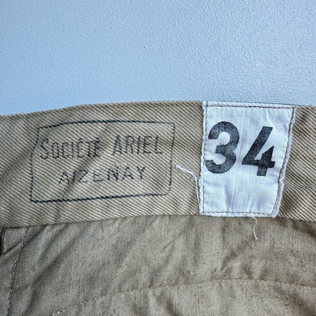 フランス軍 French Army M52 チノパン 50s 2タック デッドストック ミリタリー ヴィンテージ古着 34 画像5