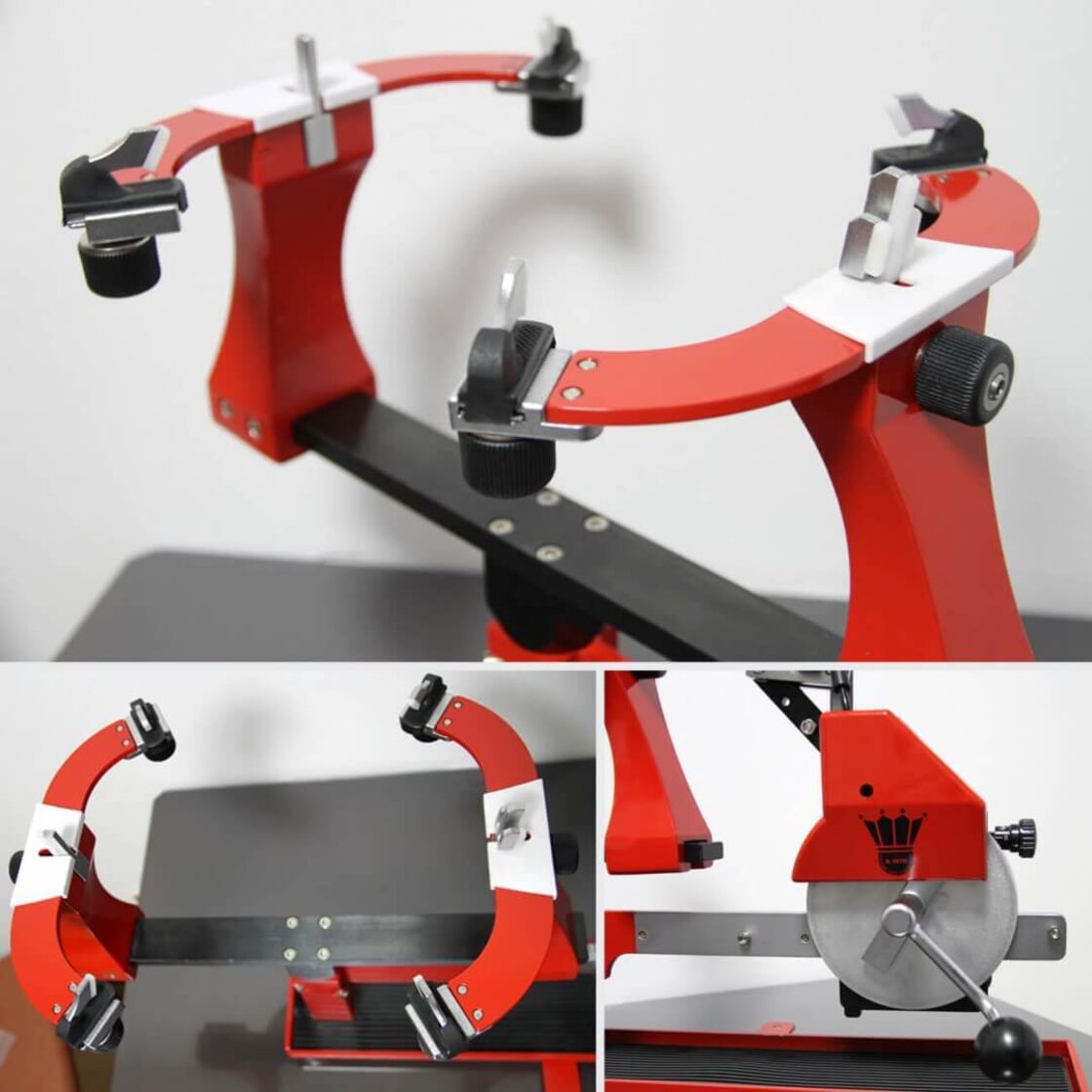 A-WIN AW-370 ガット張り機 ハンドル式 台湾製 バドミントンラケット用  