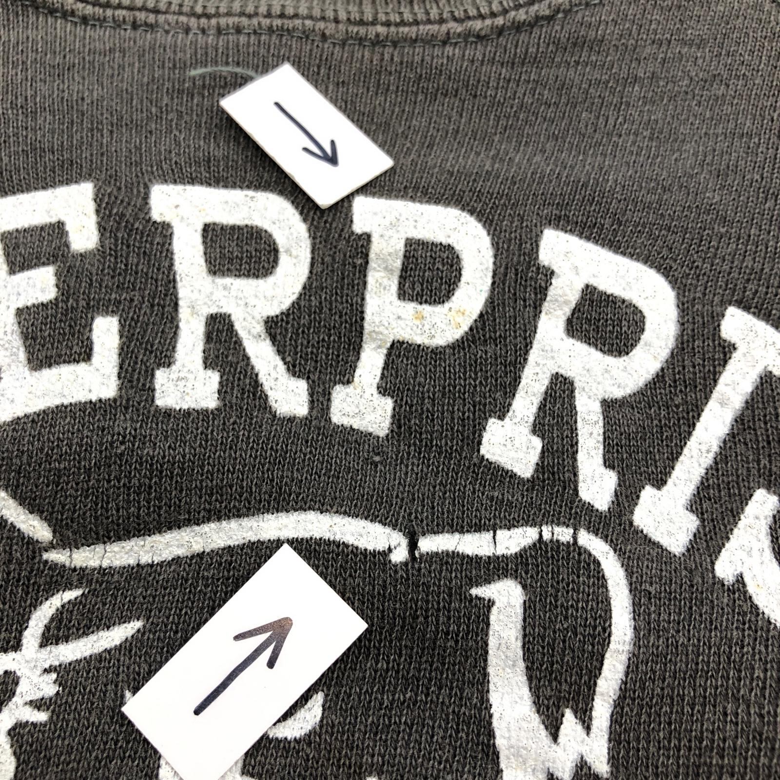 ENTERPRISE BULLDOGS 60s スウェット ラグランスリーブ グレー