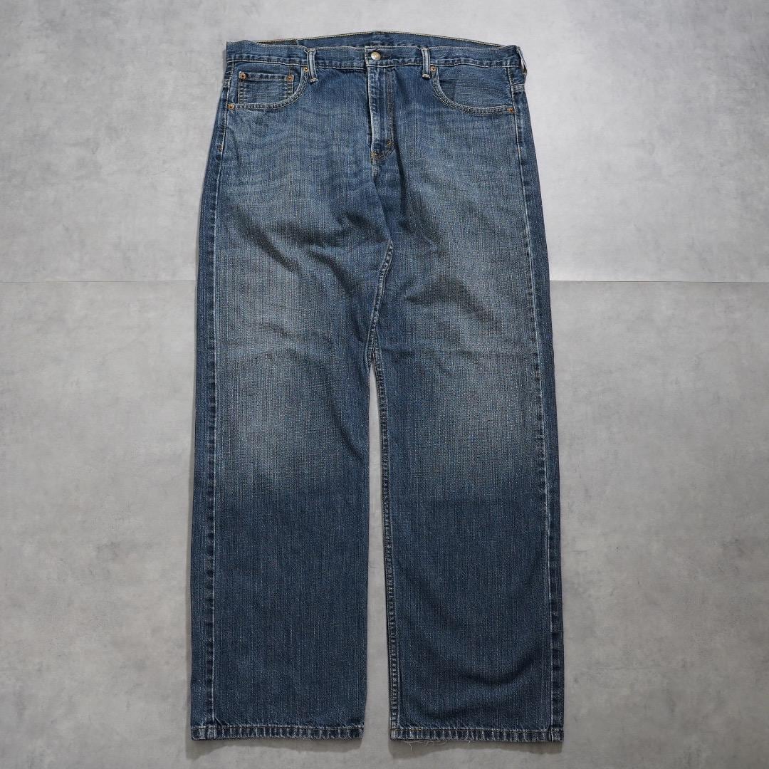 リーバイス569 Levis W36 ブルーデニム 青 ヒゲ 古着 16562