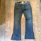 SofferAri ソファーアリ レザークロスパッチ ワーク デニム TAVERNITI SO JEANS タヴァニティ ソー ジーンズ