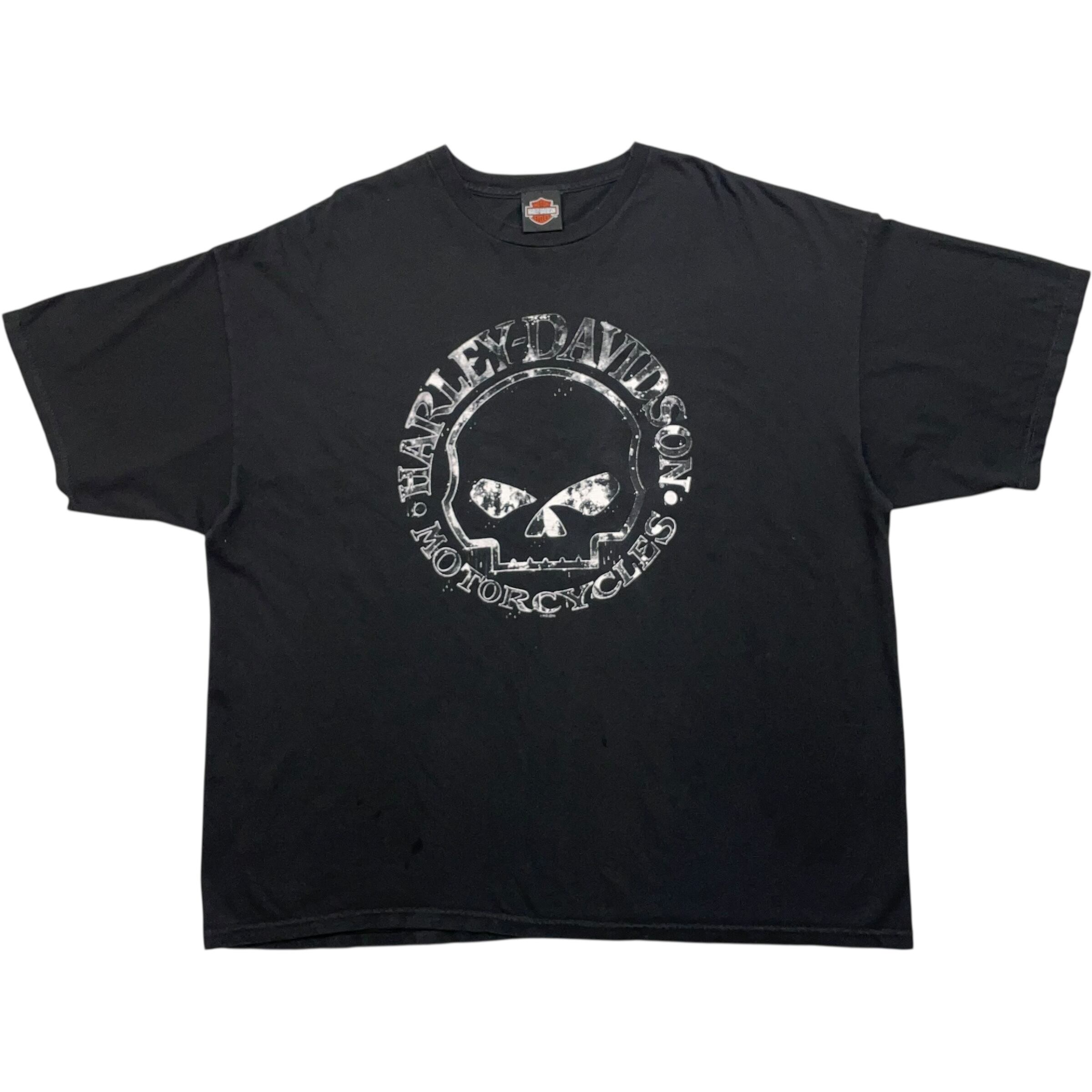《XXXL》Harley-Davidson ハーレーダビッドソン 両面プリント ブラック no.7673