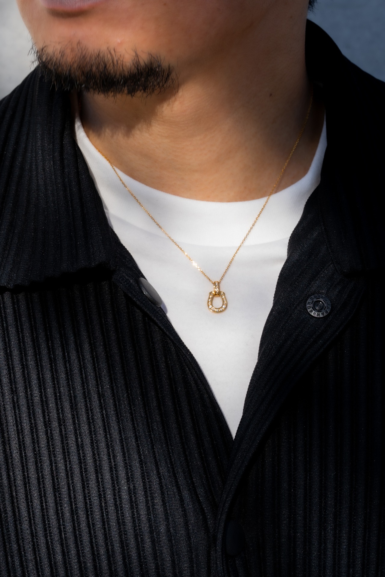 【Horse Dia Necklace】medium / GOLD