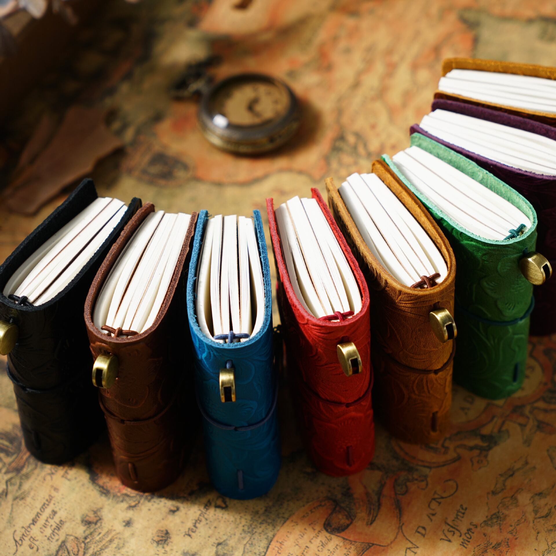 ジャーナル型押しミニ手帳ノート | 文具屋 なび助