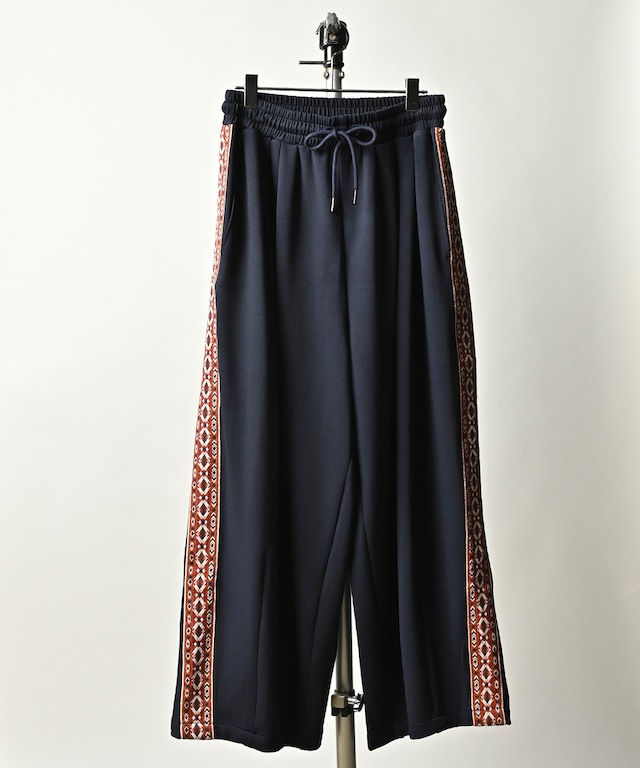 ATELANE jersey wide loose track pants (BLK) 22A-28020