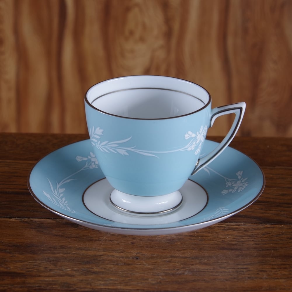 Minton ターコイズカメオ コーヒーカップ デミタス ソーサー #180217-1