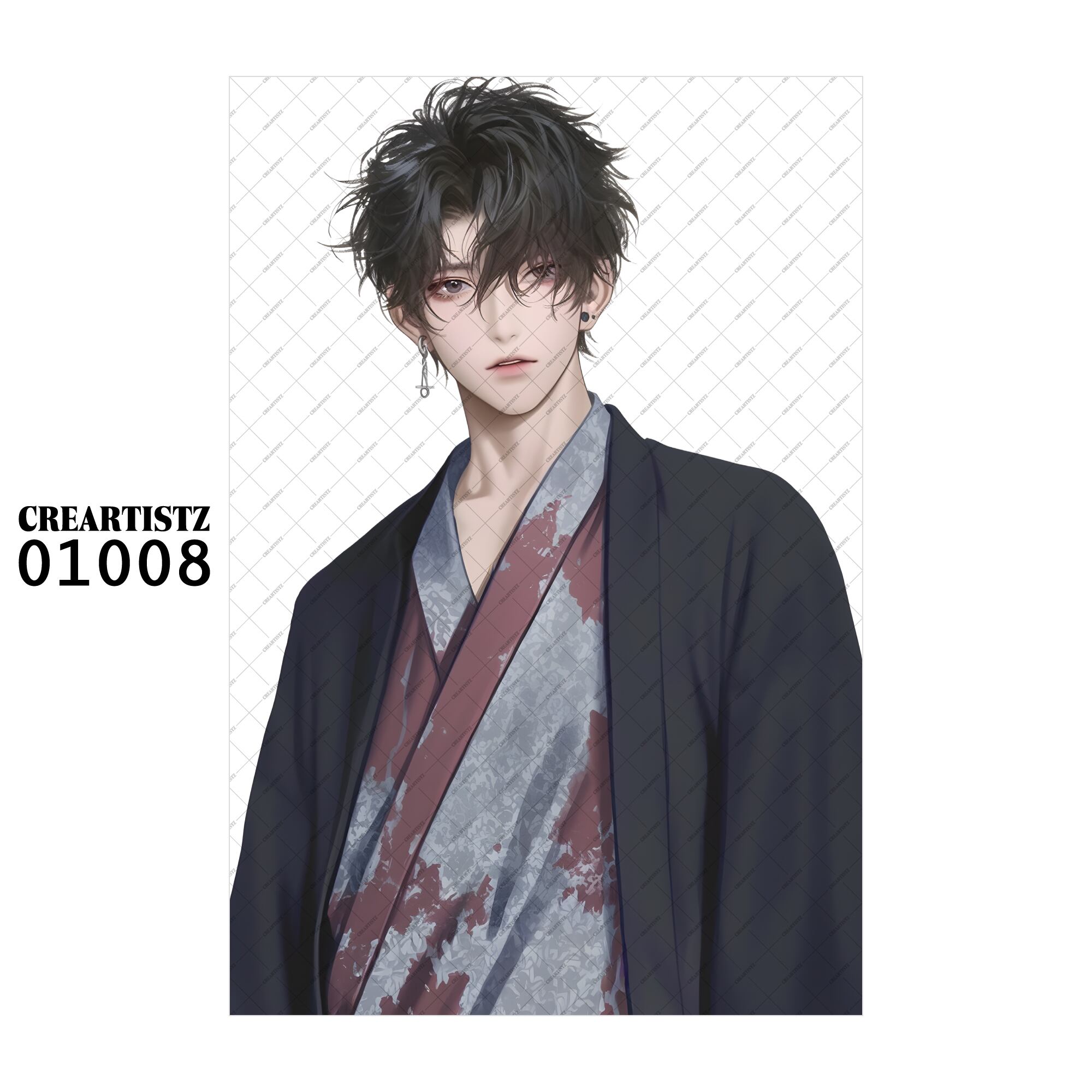 01008 ボーイ クール オリジナル ペーパー/ステッカー 4枚セット CREARTISTZ