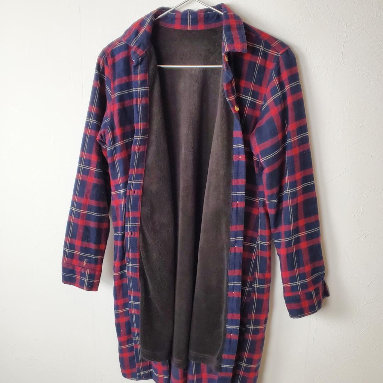 【USED】ネルシャツワンピース　美品　可愛い