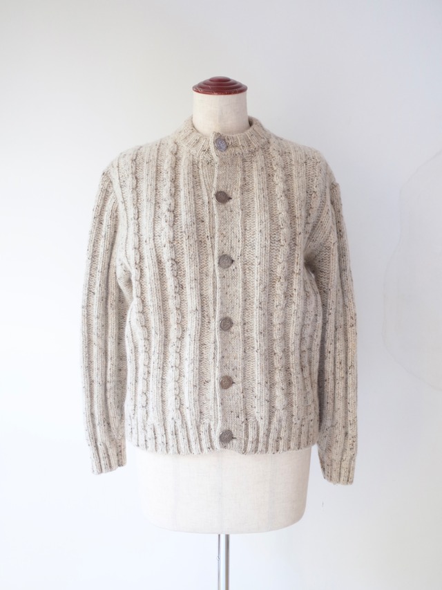 Euro coin boutton knit cardigan