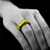 +heptágono・リング (gold)