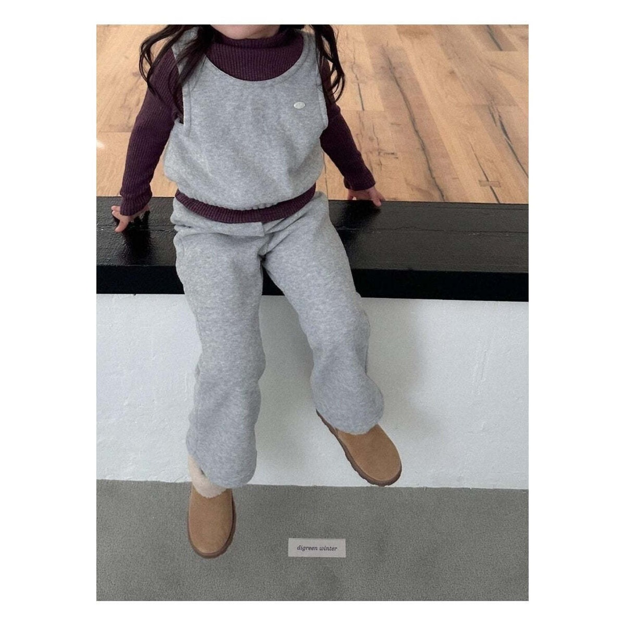 【取寄】digreen モエルブーツカットパンツ｜冬服｜韓国子供服