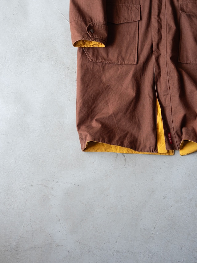 "Marlboro" '90s vintage Canvas PVC reversible coat