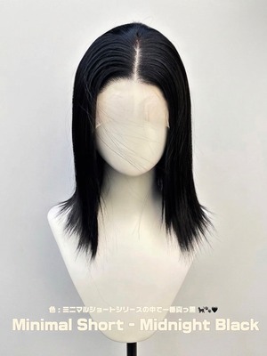 Basic - ミニマルショートシリーズ Minimal Short Series  / Midnight Black【商品番号 2042】小型レースフロント