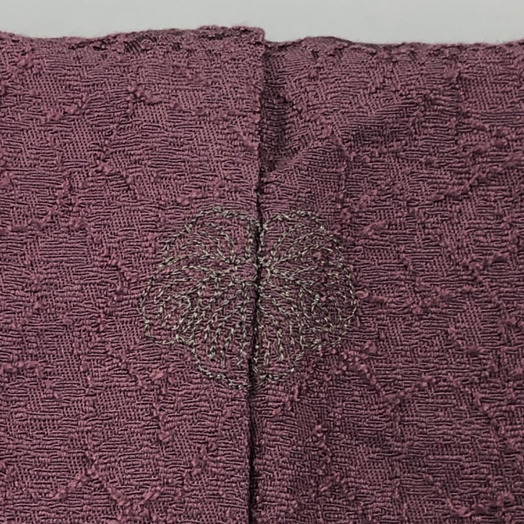 色無地 牡丹鼠色 地模様 しつけ糸 K-5388 着物 きもの kimono