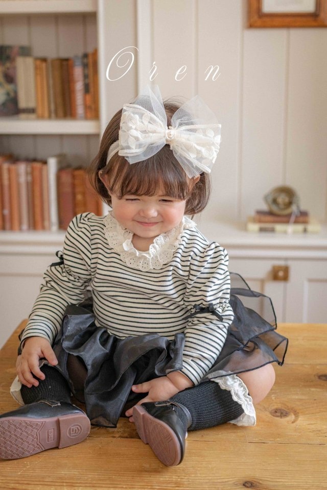 〖 即納 〗2025 秋新作 OREN オレン マリネット オーガンザロンパース(baby)