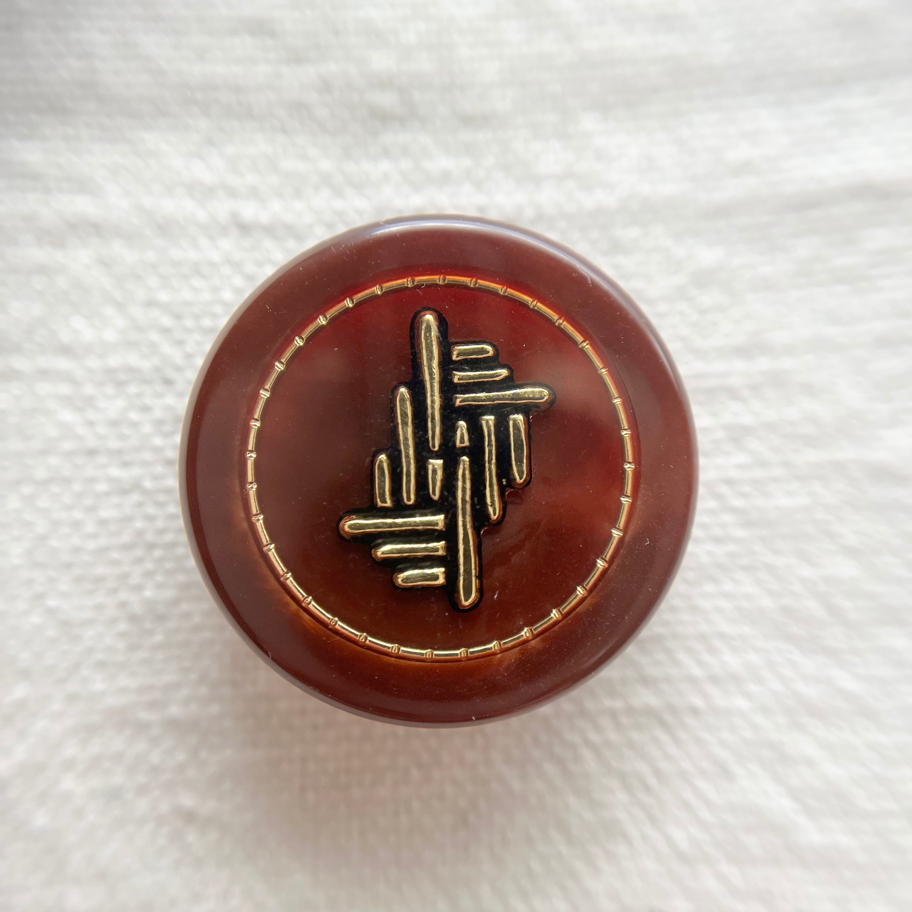 ゴールドバー×ボルドーマーブル 24㎜