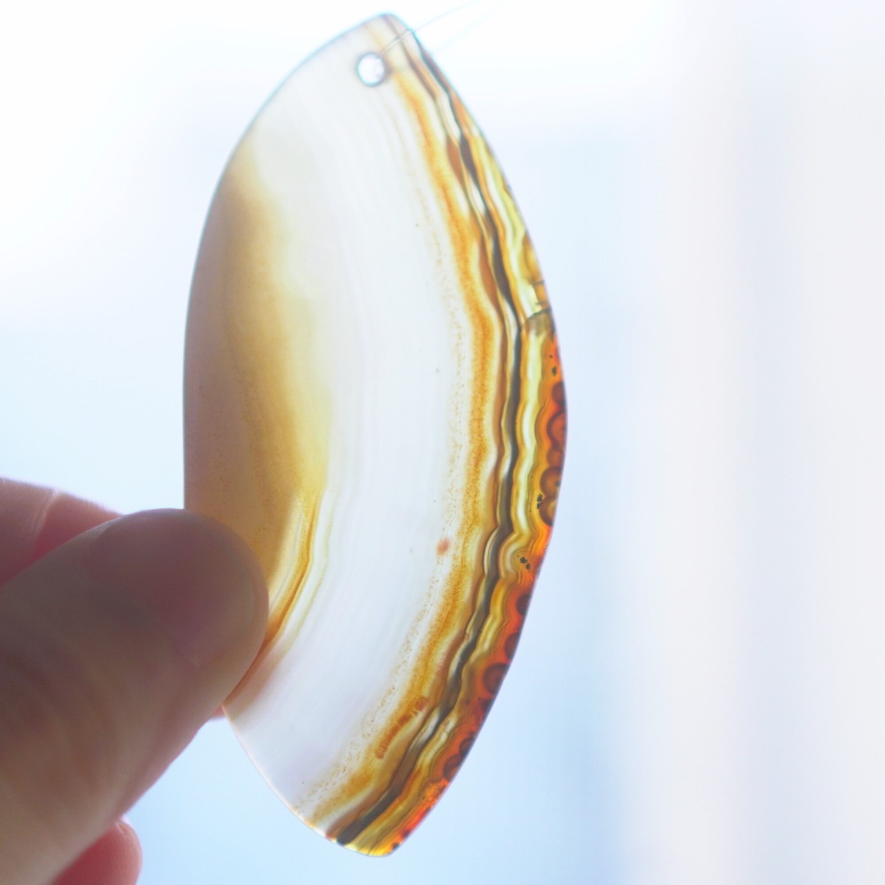 Tea Float 02 - アゲートヒーリングチャイム / Agate Sun Catcher Wind Chime 168