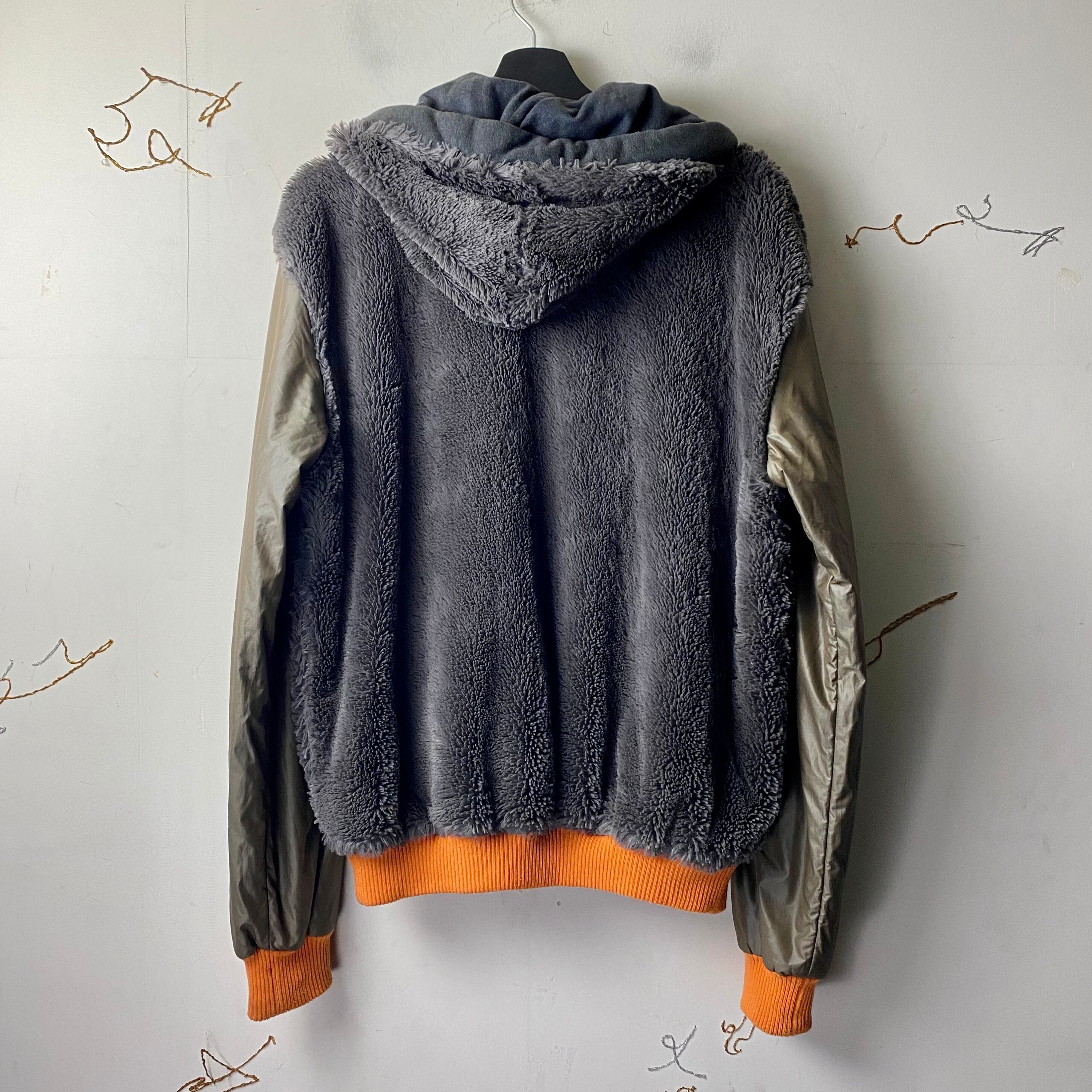 DOLCE&GABBANA fur×nylon switching hoodie DOLCE&GABBANA fur×nylon switching hoodie | NOIR ONLINE