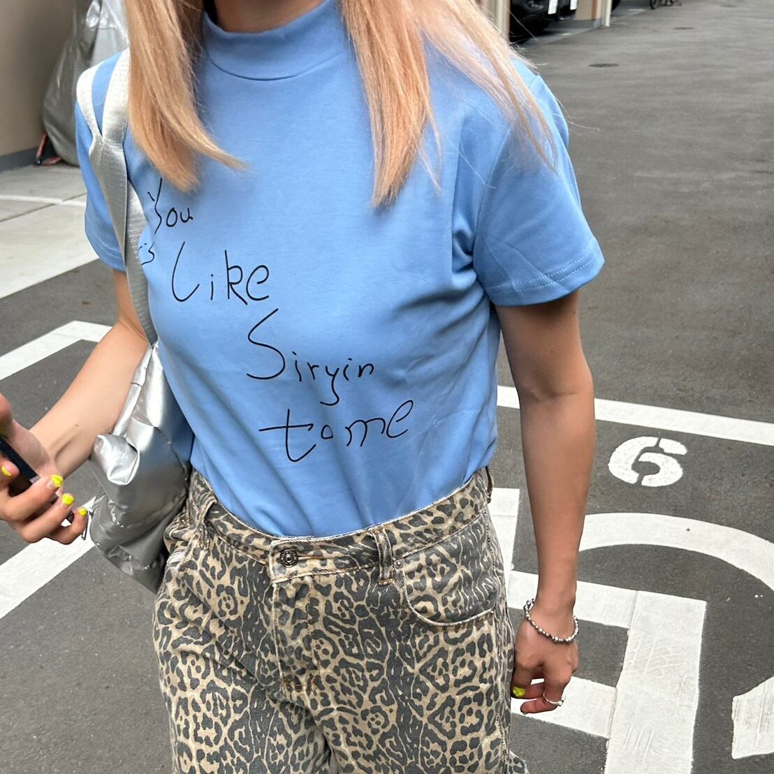 ボトルネックプリントTEE_LN02963