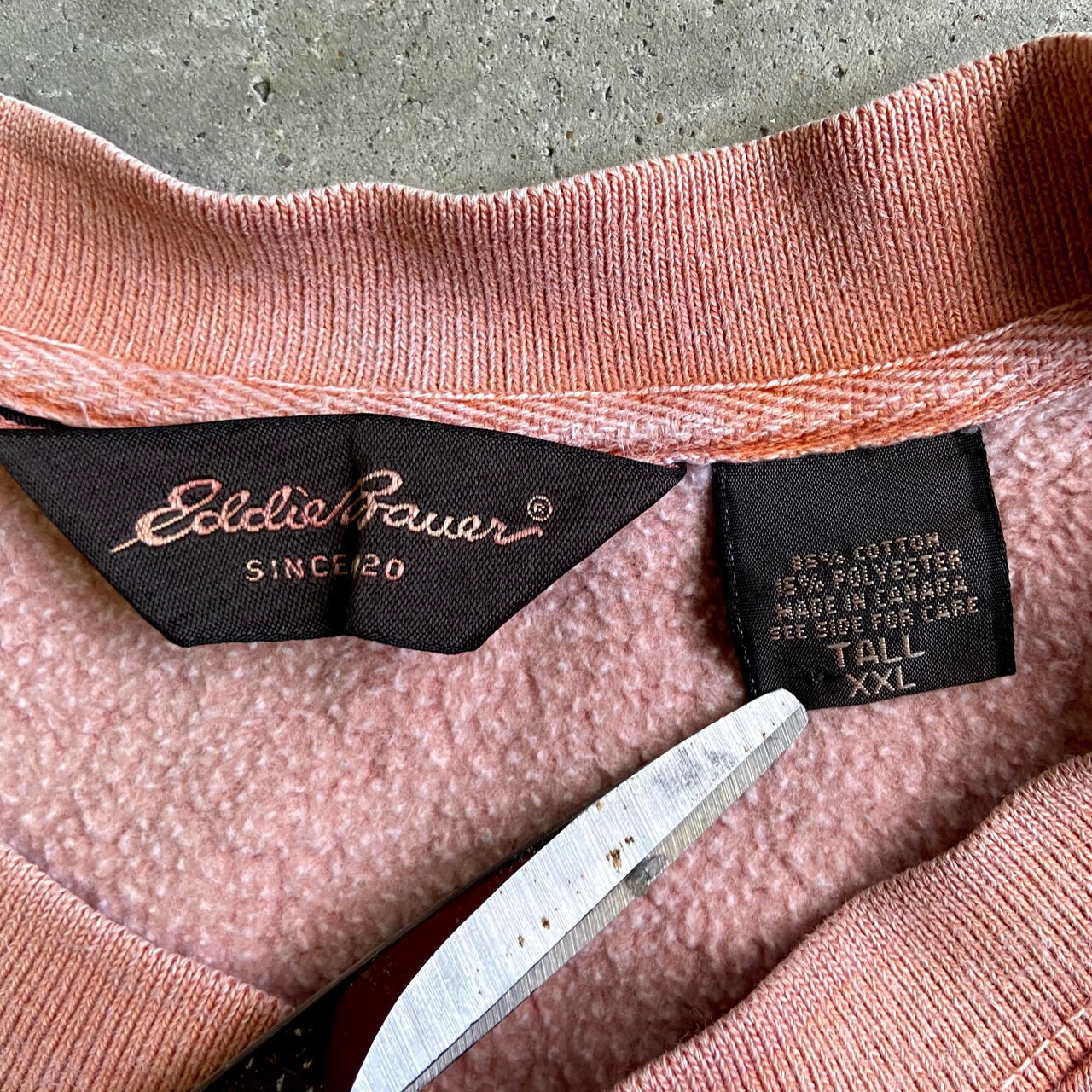 ビッグサイズ Eddie Bauer エディーバウアー ヘンリーネック ハーフ 