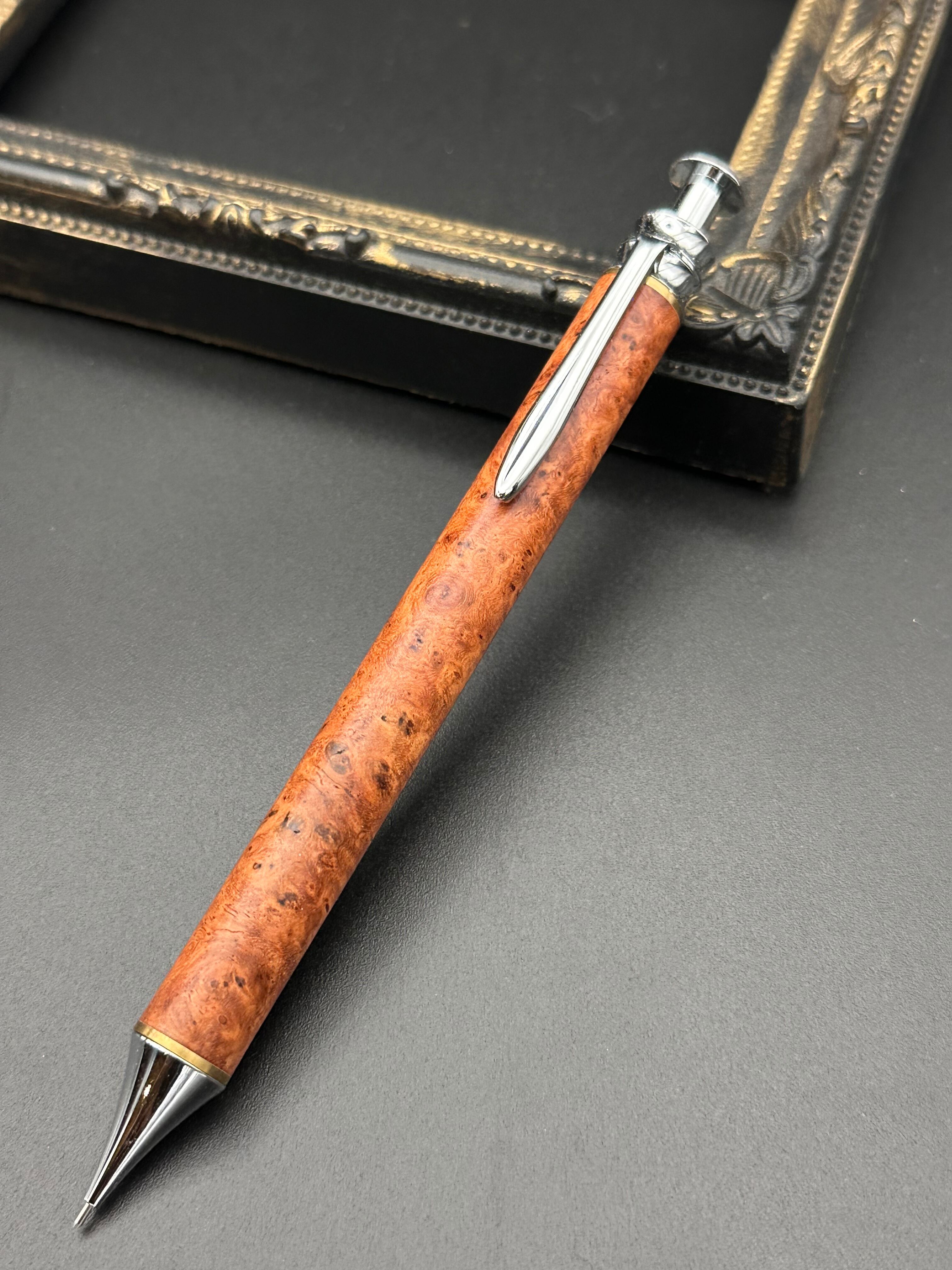 67:極上 本花梨(瘤） 新金具木軸シャープペン | Flamberg