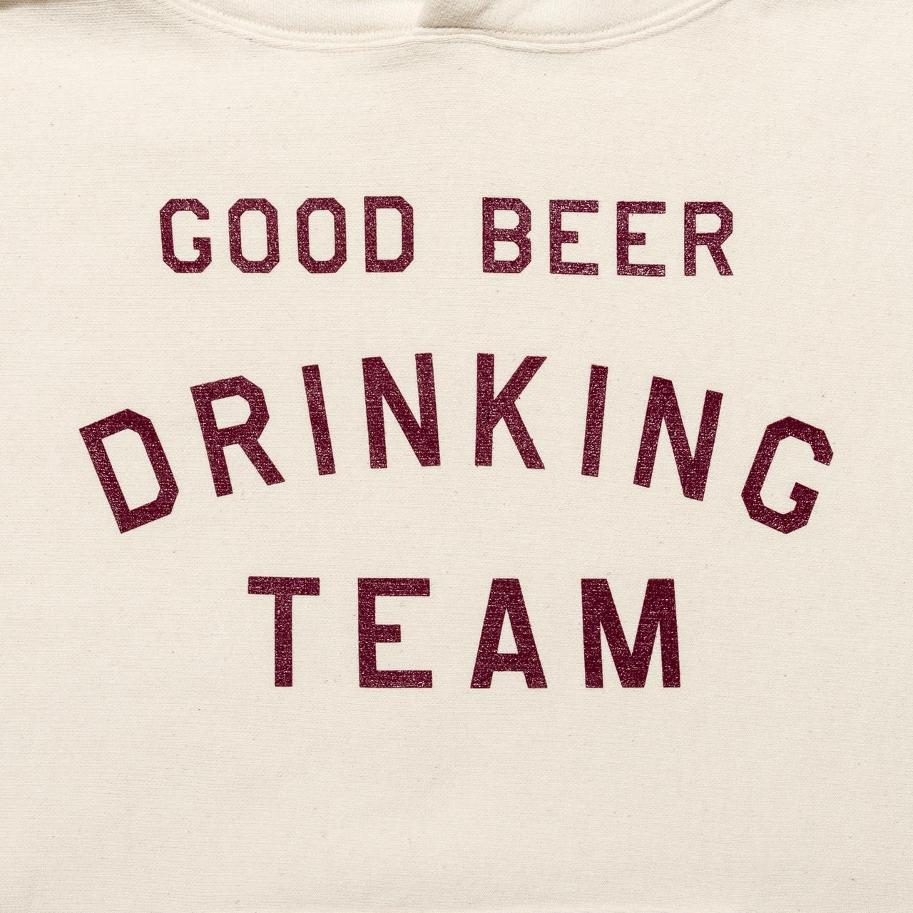 TACOMA FUJI RECORDS / GOOD BEER DRINKING TEAM HOODIE designed by Shuntaro Watanabe