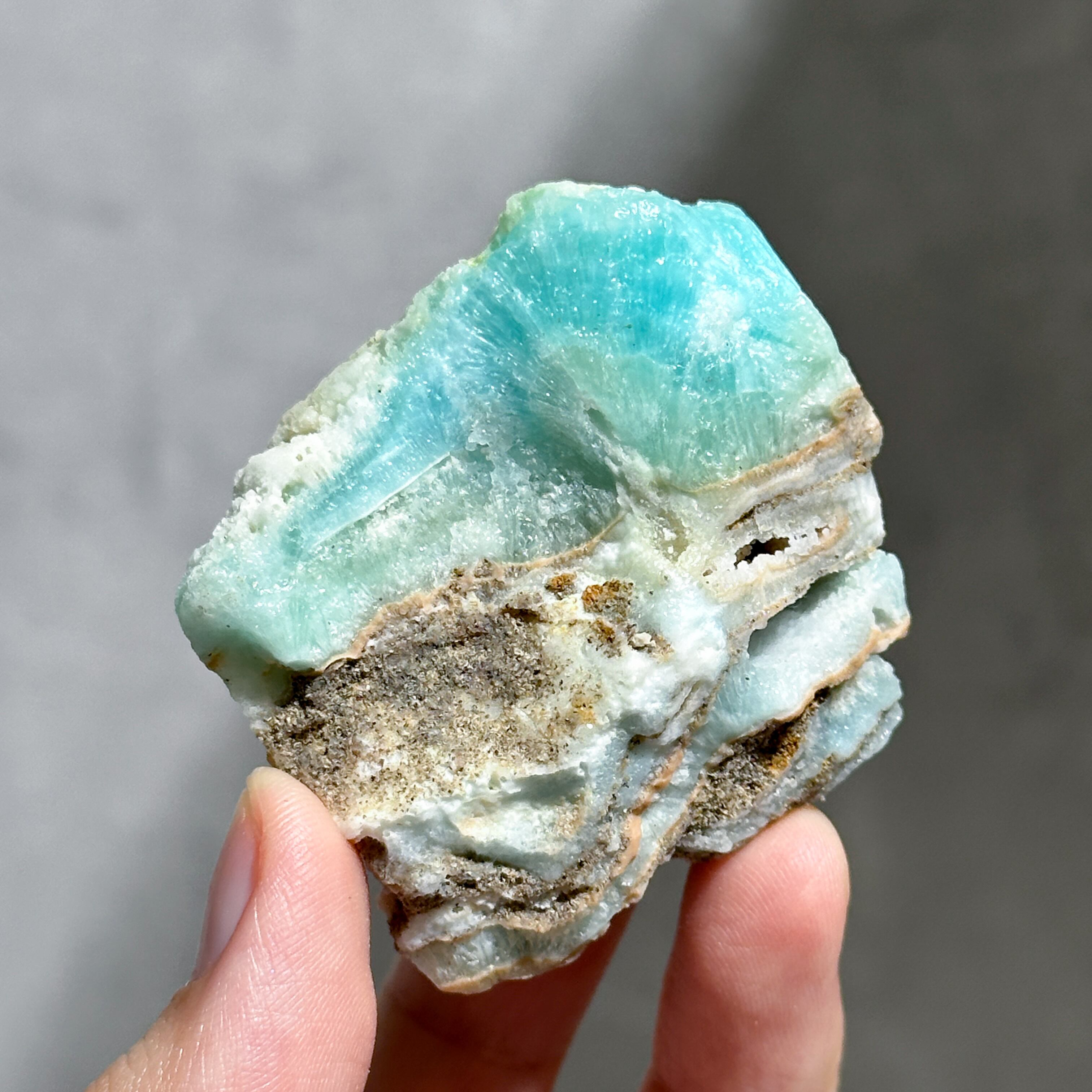 ブルーアラゴナイト 原石82◇ Blue Aragonite ◇天然石・鉱物・パワーストーン