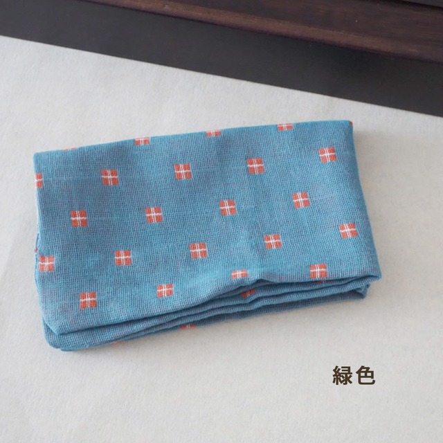 中国茶道具 茶巾 四角ドット柄 3色セット 中国茶器