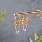 咲き零れる金木犀 | ピアス / イヤリング
