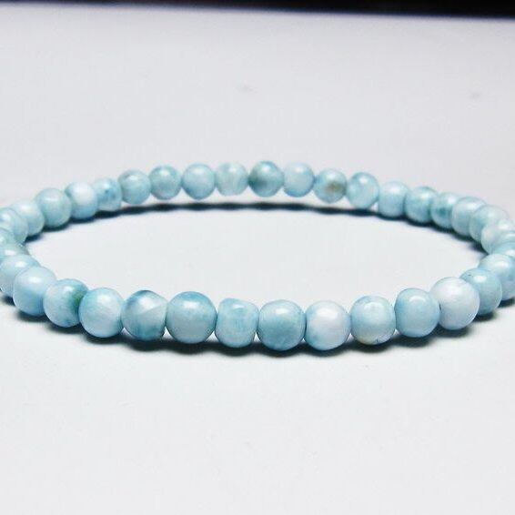 ラリマー ブレスレット 6mm 一点物 メール便可 [M便 1/10] 111-45410