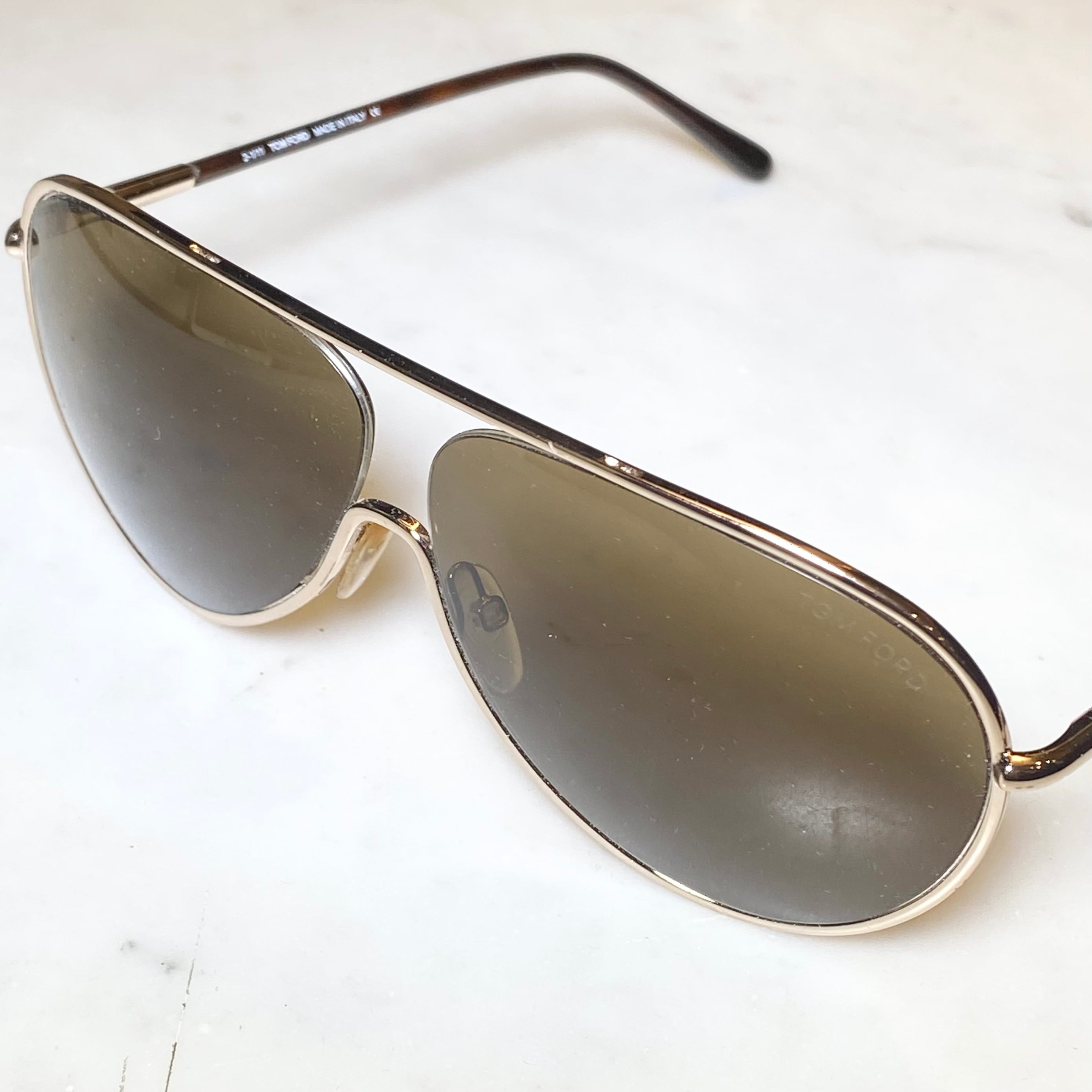 TOM FORD teardrop frame glasses “TF204” “Cecilio” | NOIR ONLINE