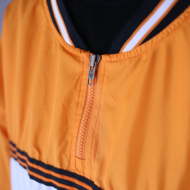 "adidas" XXL over silhouette good coloring half-zip pullover