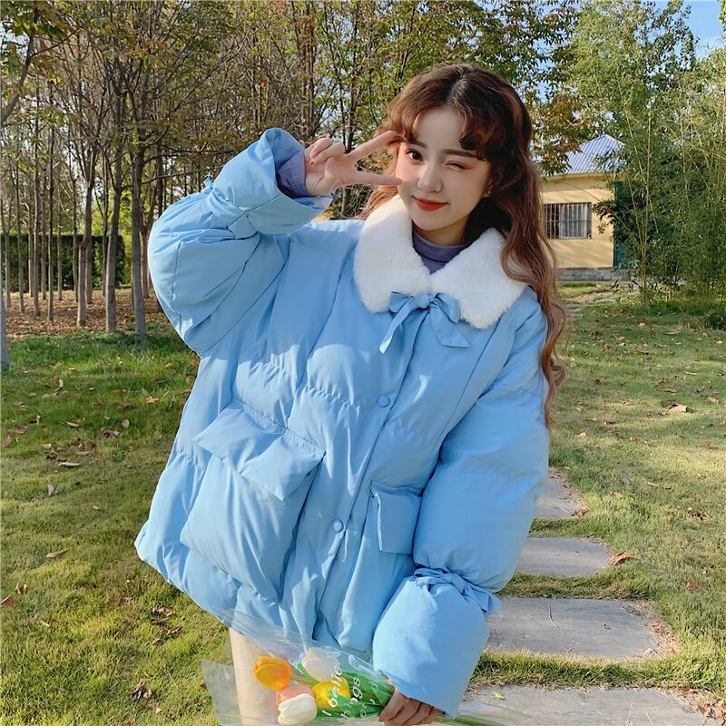 ウィンターファーカラージャケット コットン 冬物 1号婦人58033794939