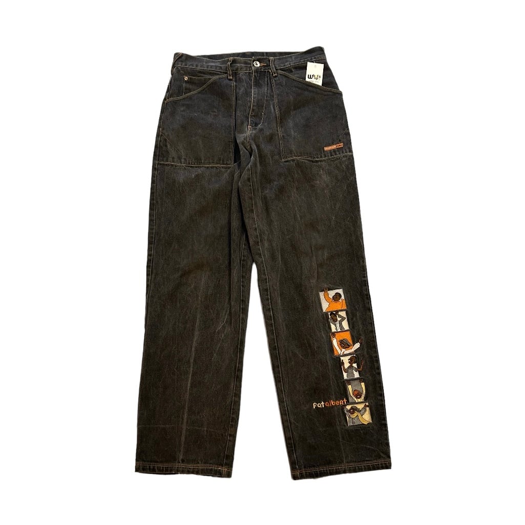 90s〜00s FUBU “Fat Albert” black denim pants【高円寺店】