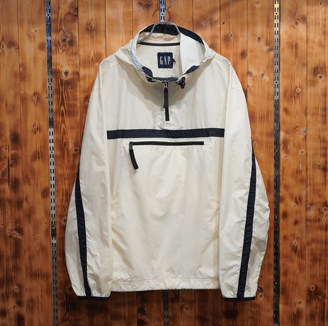 gap アノラックパーカー L/白黒 ギャップ