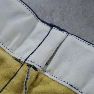 【DEAD STOCK】80s Dickies 874 Flannel Lined work pants "made in USA" navy W36L32 古着